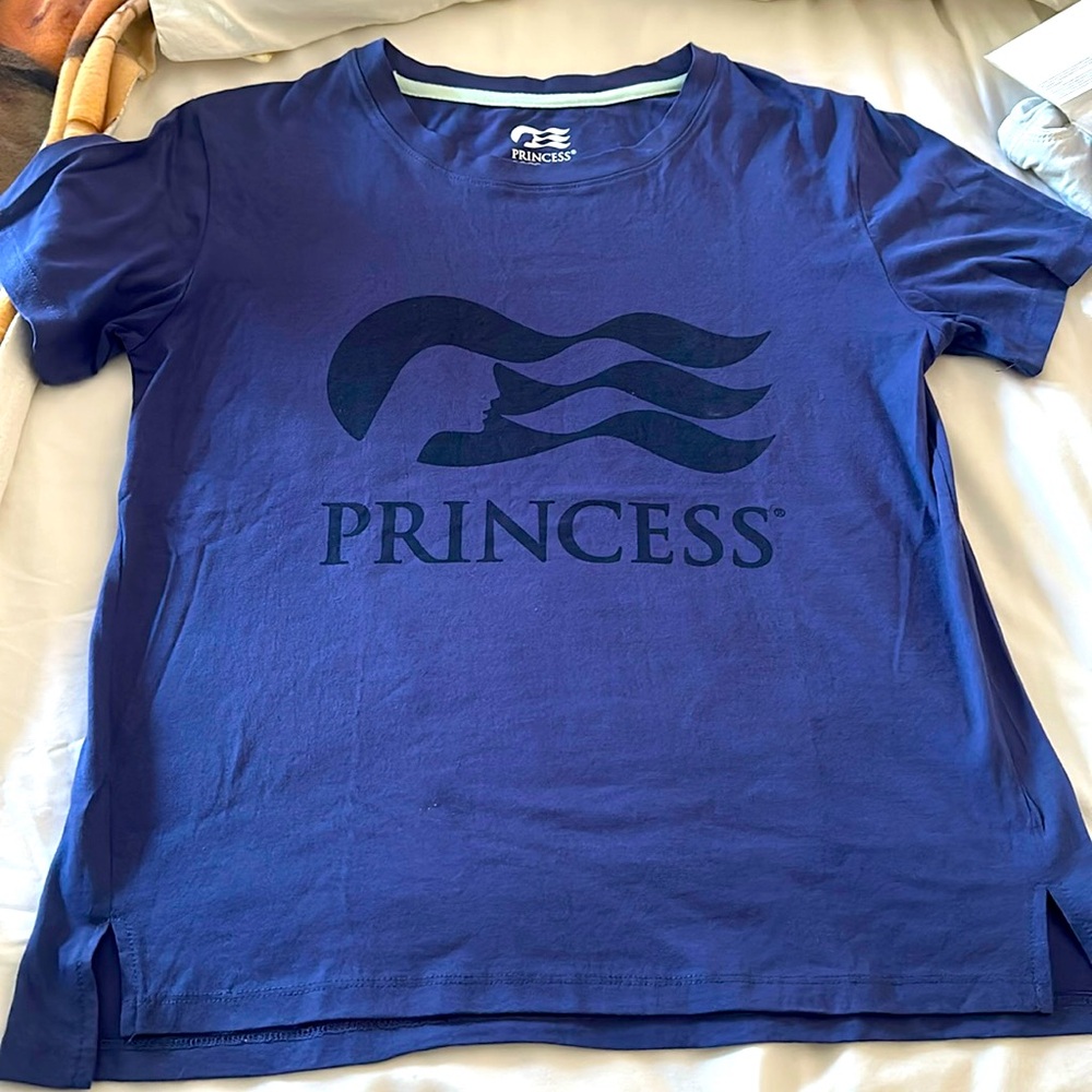 Princess cruise small blue/purple tshirt